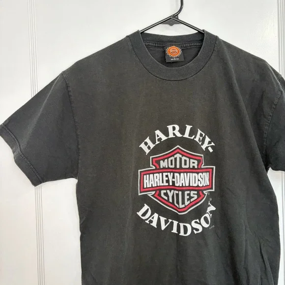 Vintage 90s Harley Davidson motorcycle Graphic T-Shirt - Picture 11 of 13